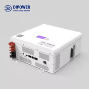 Wall-Mounted 24V 2.4kWh 100Ah DiPower Lithium Battery – Solar Energy Storage (6000 Cycles)