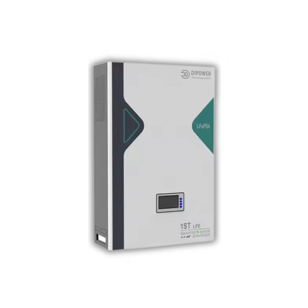 Wall-Mounted DiPower 10KW&nbsp; 51.2V&nbsp; 200Ah LiFePO4 Battery – Reliable Solar Energy Storage