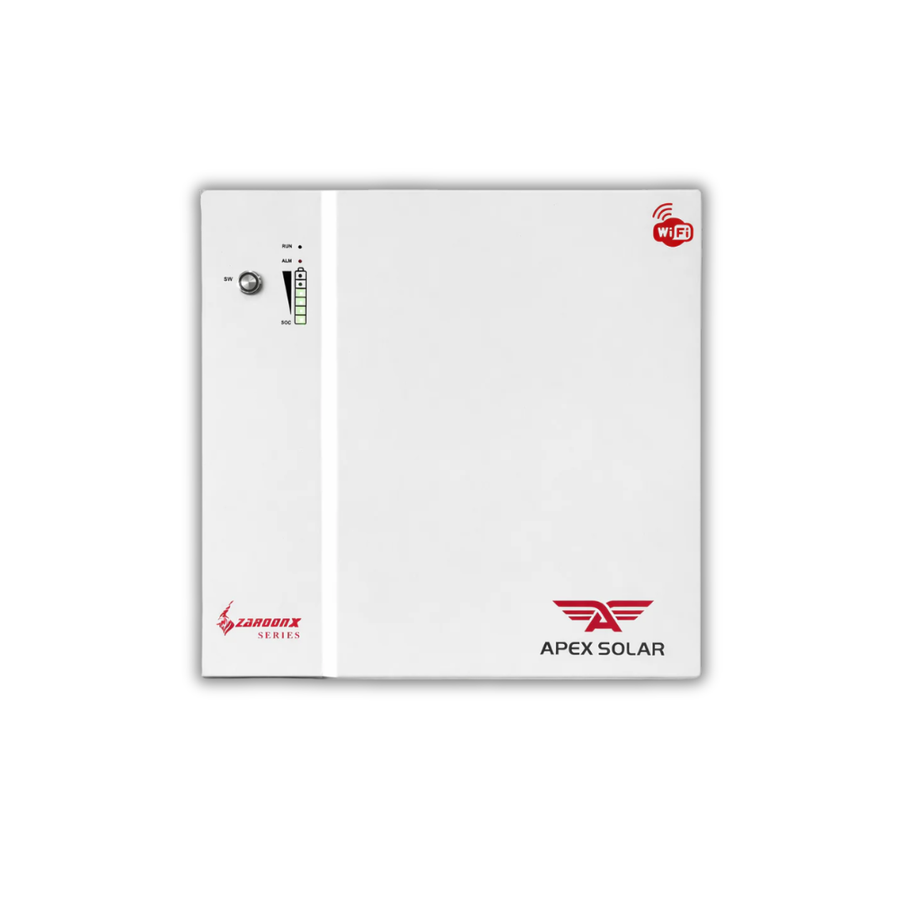 APEX 5220 ZaroonX | 5.22kWh 51.2V 102Ah LiFePO₄ Battery | Tier-1 Cells | IP20
