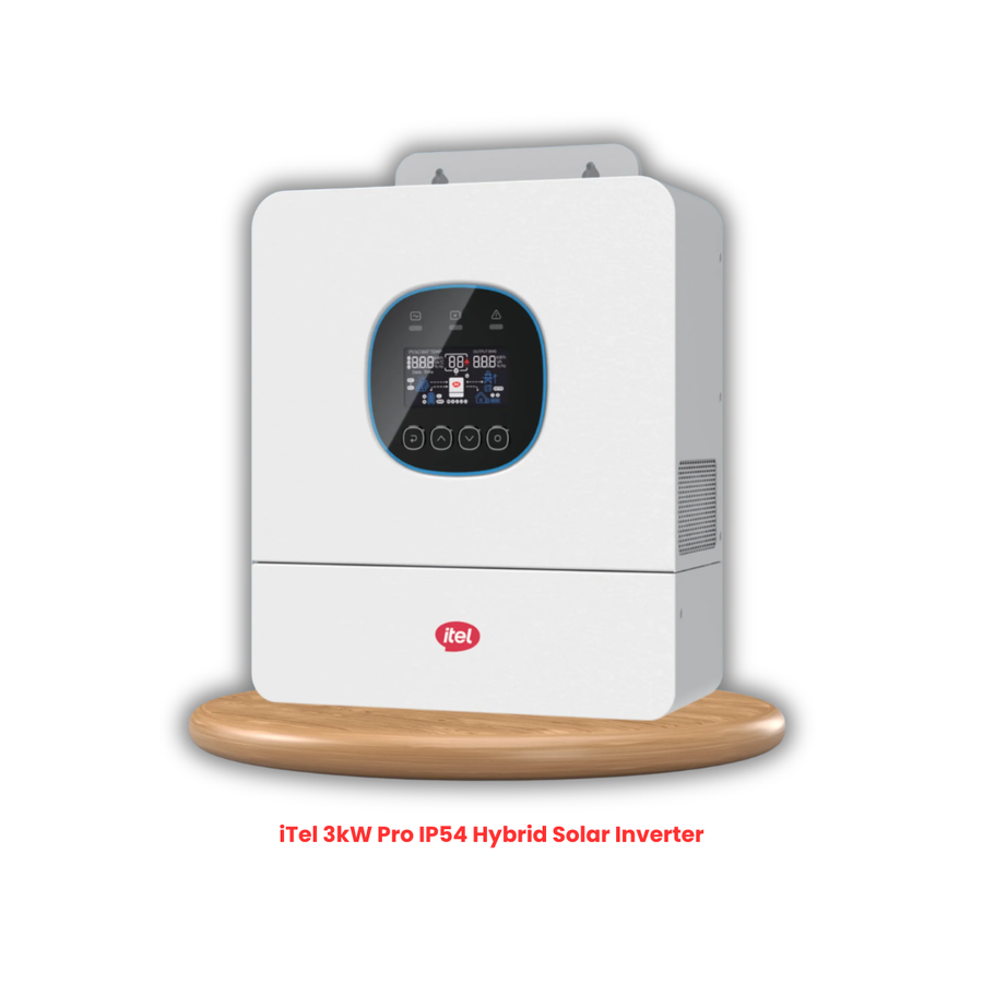 iTel 3kW Pro | 24V Hybrid Solar Inverter | MPPT | IP54