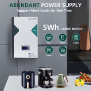 Wall-Mounted DiPower 10KW&nbsp; 51.2V&nbsp; 200Ah LiFePO4 Battery – Reliable Solar Energy Storage