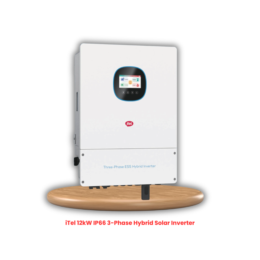 iTel 12kW | 3-Phase 48V Hybrid Solar Inverter | Dual MPPT | IP66