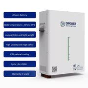 DIPOWER 48V 150Ah LiFePO4 Battery – Efficient and Reliable Energy Storage