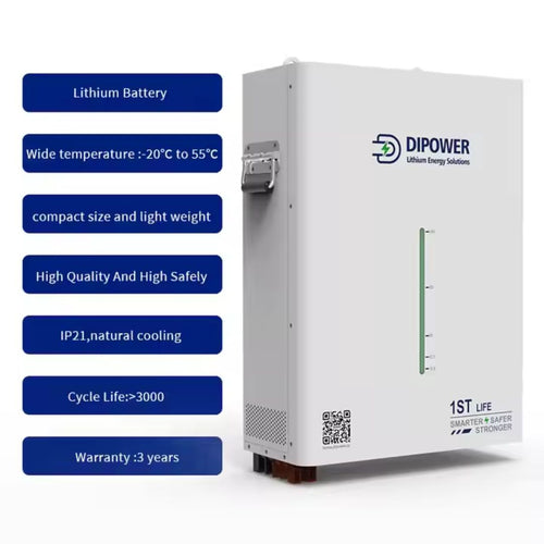DIPOWER 48V 150Ah LiFePO4 Battery – Efficient and Reliable Energy Storage