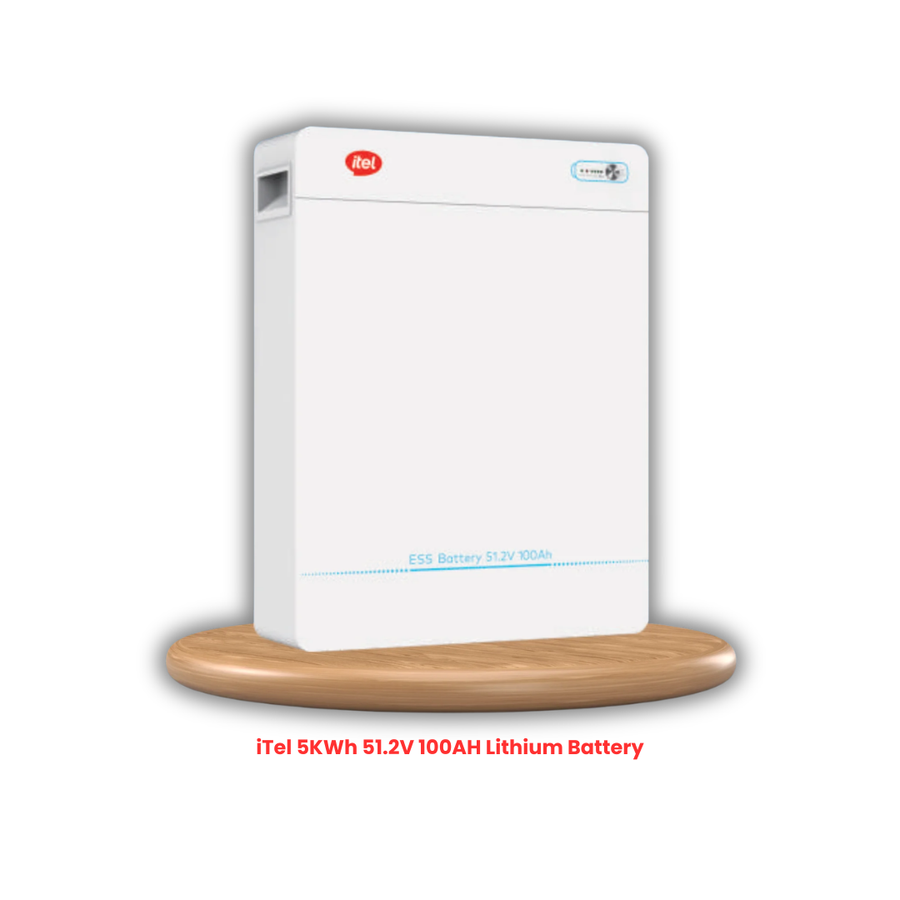 iTel | 10.24kWh 51.2V 200Ah LiFePO₄ Lithium Battery | 6000 Cycles