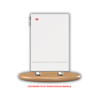 iTel | 16kWh 51.2V 314Ah LiFePO₄ Lithium Battery | 6000 Cycles