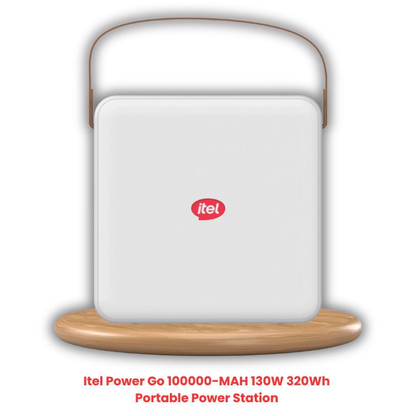 iTel Power Go | 100,000mAh 320Wh Portable Power Station | 130W LiFePO₄