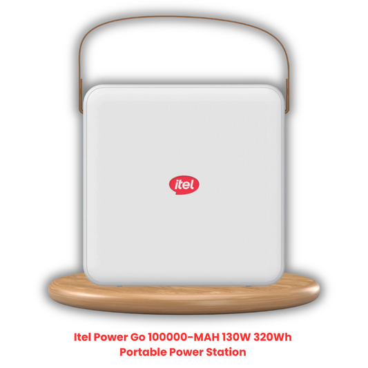 iTel Power Go | 100,000mAh 320Wh Portable Power Station | 130W LiFePO₄