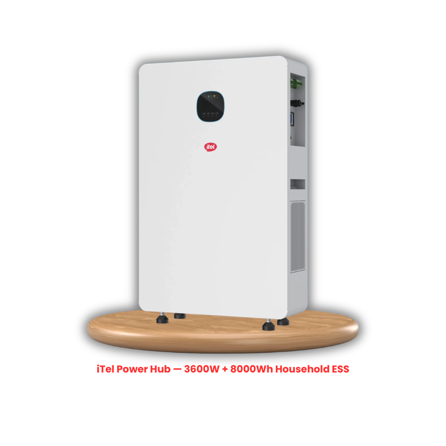 iTel Power Hub | 3600W All-in-One ESS | 8kWh LiFePO₄ Energy Storage System