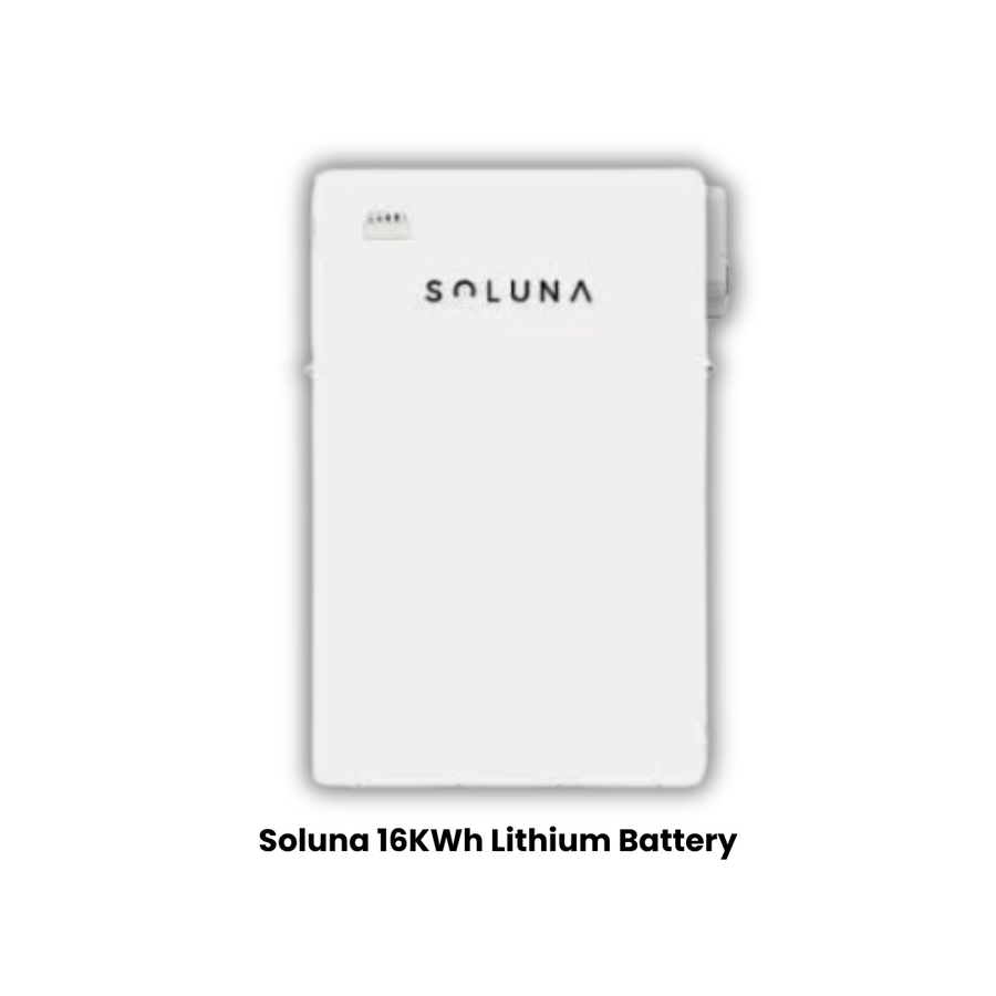 Soluna 16kWh 51.2V LiFePO₄ Lithium Battery | 8000 Cycles | IP65