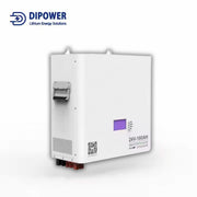 Wall-Mounted 24V 2.4kWh 100Ah DiPower Lithium Battery – Solar Energy Storage (6000 Cycles)