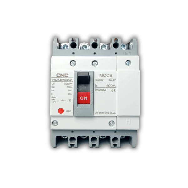CNC YCM7-125 100A 3P MCCB AC Circuit Breaker