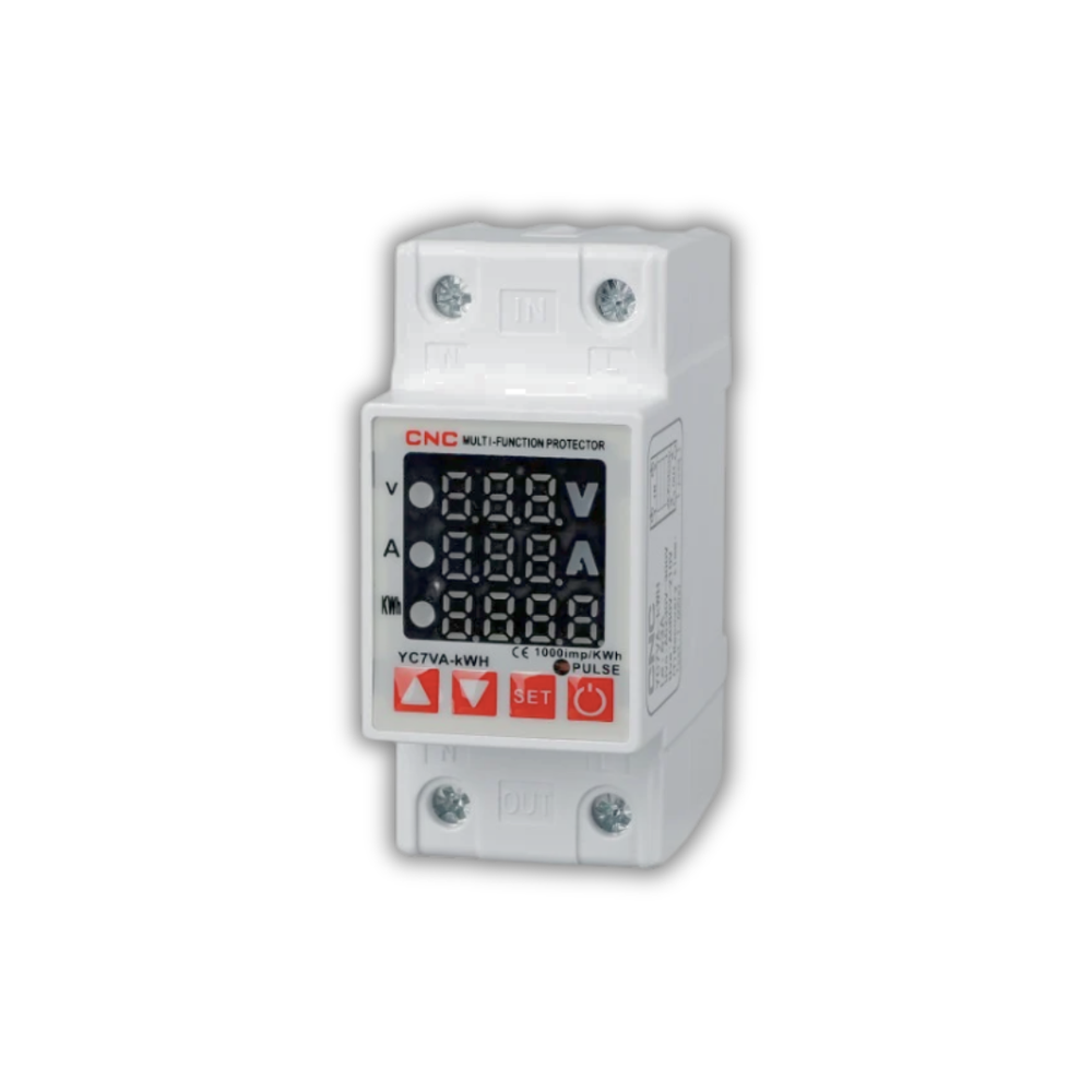 CNC YC7VA-kWH 3-in-1 Voltage Protector with kWh Meter
