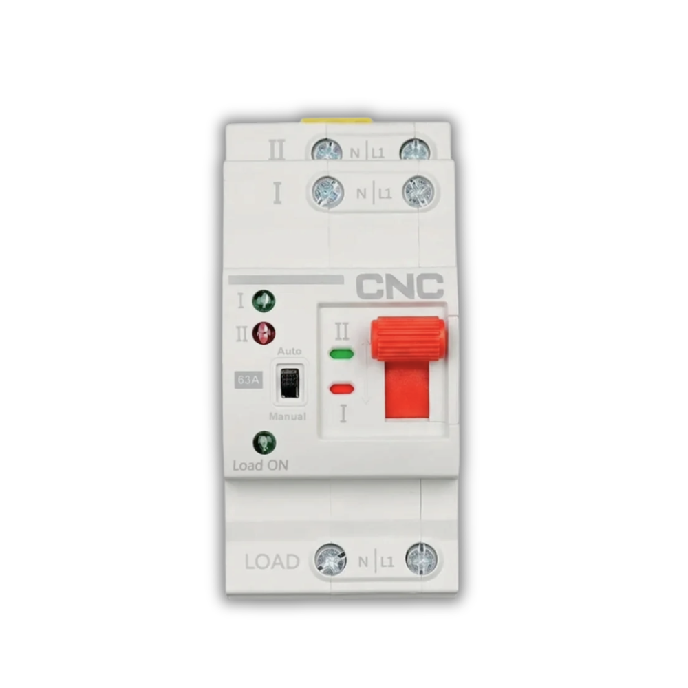 CNC YCQR-63 2P 63A Single Phase Automatic Transfer Switch ATS