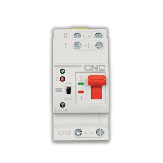 CNC YCQR-63 2P 63A Single Phase Automatic Transfer Switch ATS