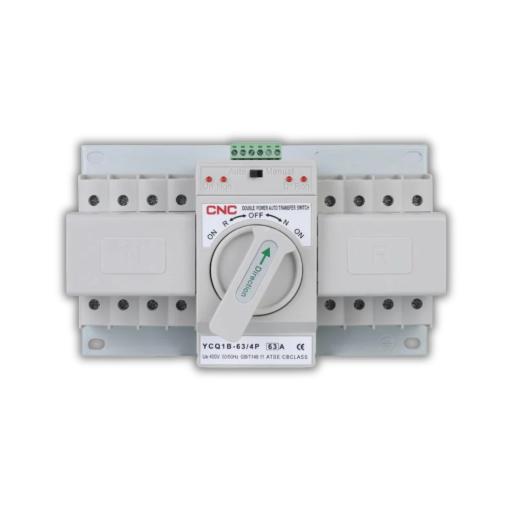 CNC YCQ1B-63 4P 63A 230V Dual Power Automatic Transfer Switch ATS