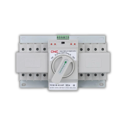 CNC YCQ1B-63 4P 63A 230V Dual Power Automatic Transfer Switch ATS
