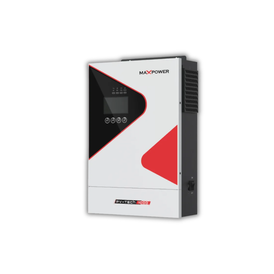 MaxPower PV Tech 1200 1.2kW Solar Inverter – 12V, 2.4kVA Surge