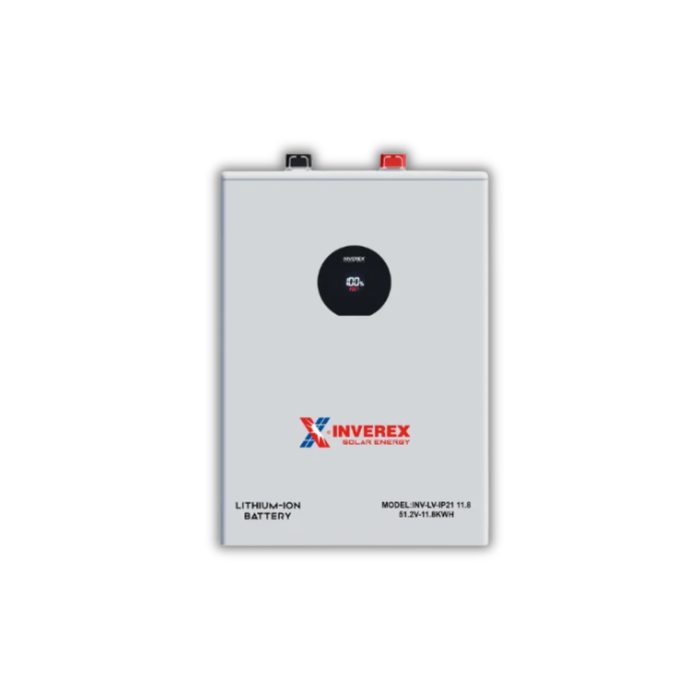 Inverex LV-IP21 11.8kWh LiFePO₄ Lithium Battery