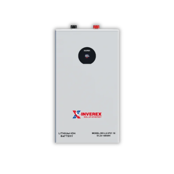 Inverex LV-IP21 16kWh LiFePO₄ Lithium Battery – 10 Year Warranty